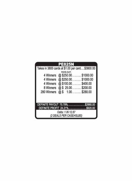 Pieces of Eight 5W $1 8@$250 $1B 24% 3800