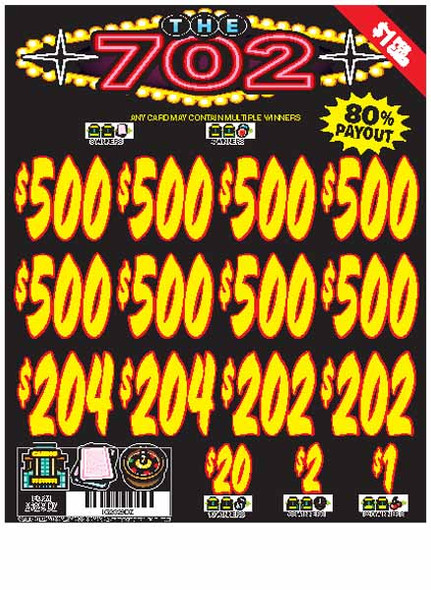 The 702 3W $1 8@$500 $1B 20% 8036