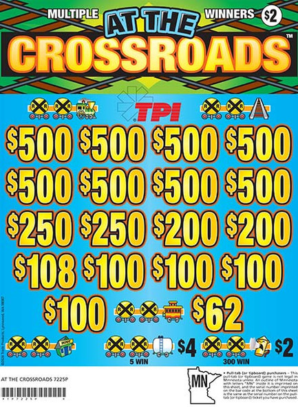 At the Crossroads 3W $2 8@$500 $2B 24% 3960
