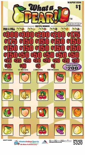 What a Pair PK 3W $1 18@$150 (2@$300) $1B 20% 5320 LS