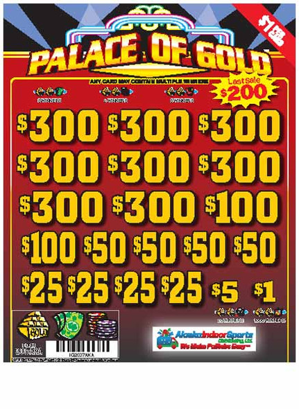 Palace of Gold 3W $1 8@$300 $1B 19% 5194 LS