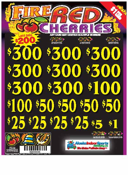 Fire Red Cherries 3W $1 8@$300 $1B 19% 5194 LS
