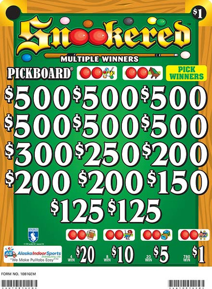 Snookered Embedded PK 3W $1 6@$500 $1B 20% 7000