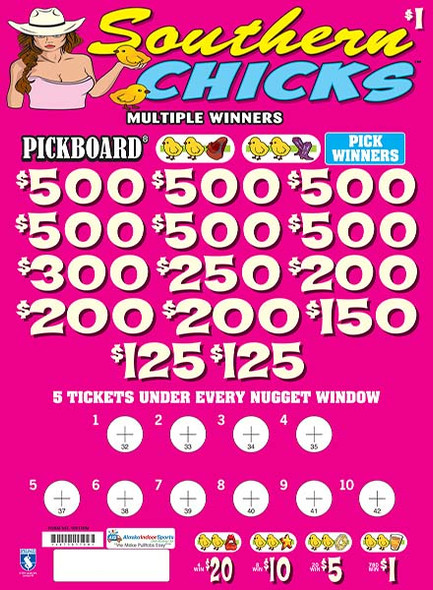 Southern Chicks Embedded PK 3W $1 6@$500 $1B 20% 7000