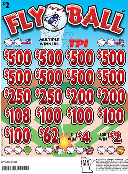 Fly Ball 3W $2 8@$500 $2B 24% 3960