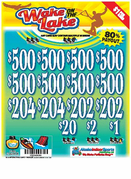 Wake On the Lake 3W $1 8@$500 $1B 19% 8036