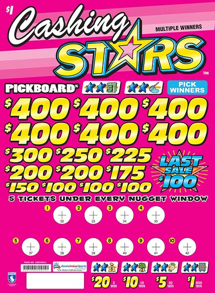 Cashing Stars Embedded PK 3W $1 6@$400 $1B 23% 7000 LS
