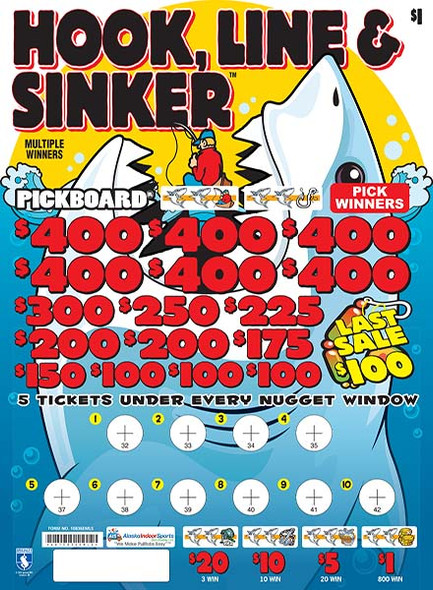 Hook Line and Sinker Embedded PK 3W $1 6@$400 $1B 23% 7000 LS