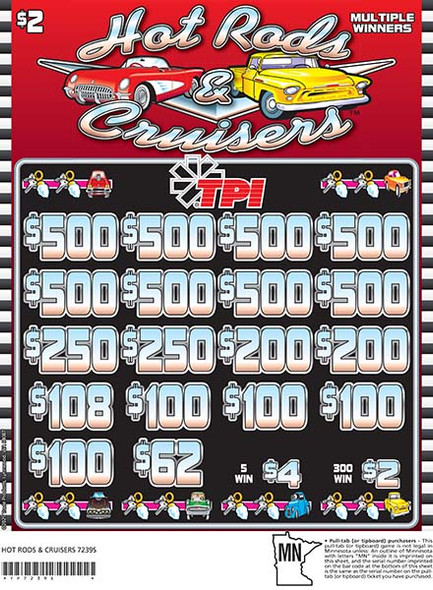 Hot Rods and Cruisers 3W $2 8@$500 $2B 24% 3960