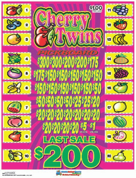 Cherry Twins PK 3W $1 18@$150 (2@$300) $1B 19% 5292 LS