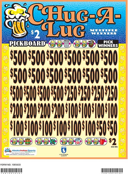 Chug a Lug Big PK 3W $2 16@$500 $2B 23% 7920 Chug a Lug Big PK 3W $2 16@$500 $2B 23% 7920