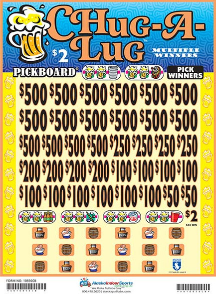 Chug a Lug Big PK 3W $2 16@$500 $2B 23% 7920