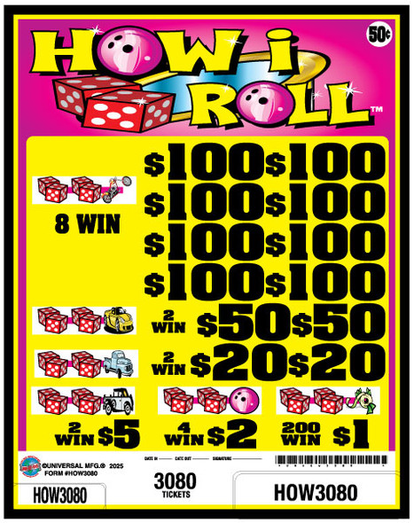 How I Roll 3W $0.50 8@$100 $1B 25% 3080