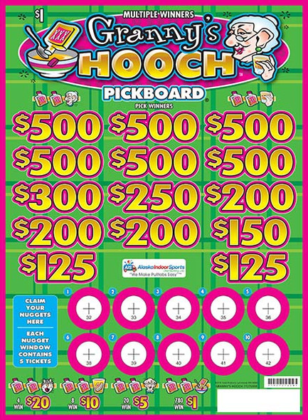 Granny's Hooch Embedded PK 3W $1 6@$500 $1B 20% 7000