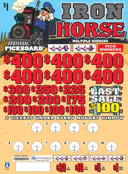 Iron Horse Embedded PK 3W $1 6@$400 $1B 23% 7000 LS