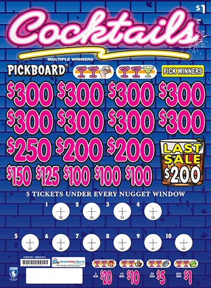 Cocktails Embedded PK 3W $1 8@$300 $1B 21% 6200 LS