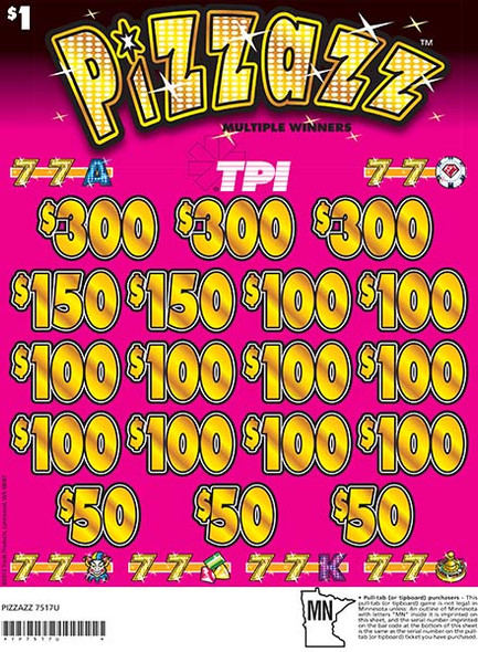 Pizzazz Joe 3W $1 3@$300 $50B 26% 3136