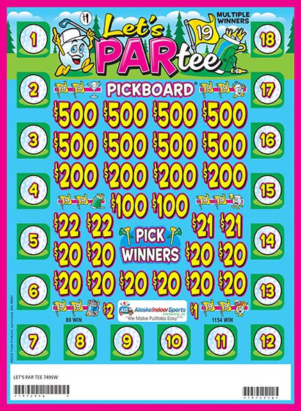 Let's Par Tee PK 3W $1 8@$500 $1B 18% 8000