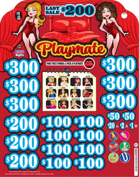 Playmate Big Pic Chip $1 6@$300 $1B 30% 6554 LS