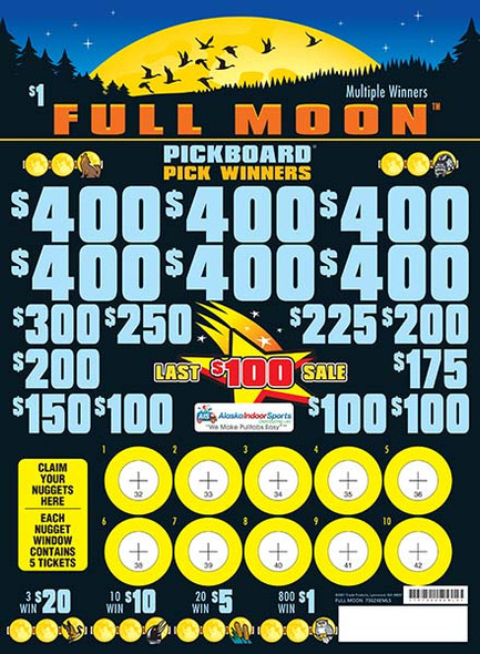 Full Moon Embedded PK 3W $1 6@$400 $1B 23% 7000 LS
