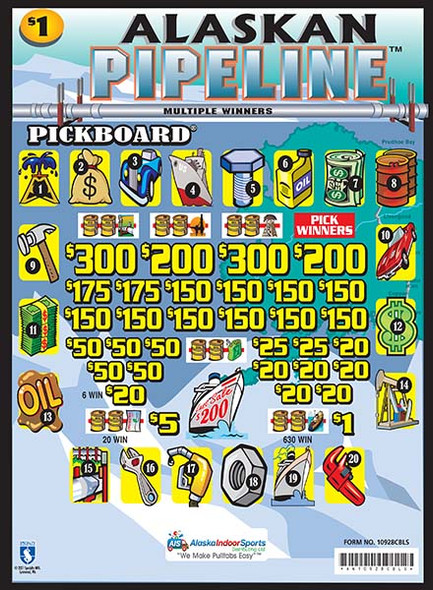 Alaskan Pipeline PK 3W $1 18@$150 (2@$300) $1B 19% 5320 LS