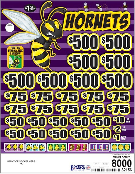 Hornets Big Pic 3W $1 8@$500 $1B 20% 8000