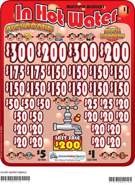 In Hot Water PK 3W $1 18@$150 (2@$300) $1B 19% 5320 LS