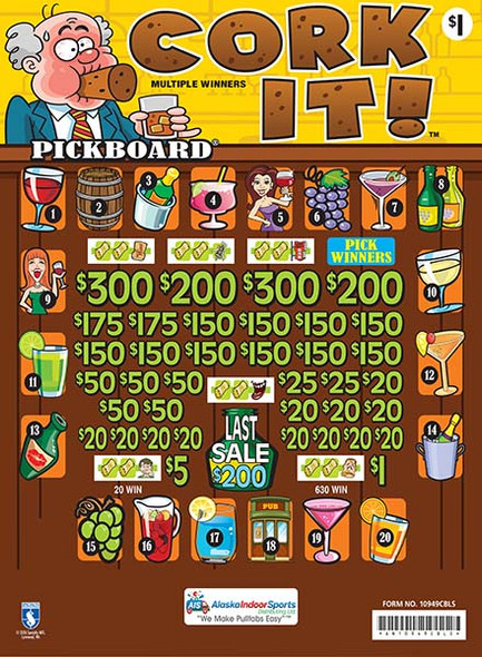 Cork It! PK 3W $1 18@$150 (2@$300) $1B 19% 5320 LS