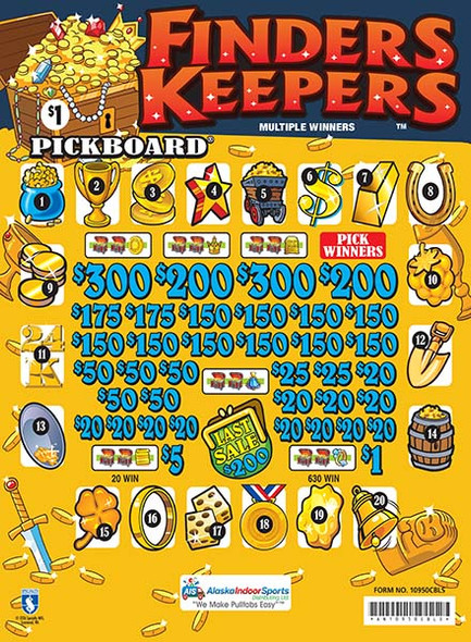 Finders Keepers PK 3W $1 18@$150 (2@$300) $1B 19% 5320 LS