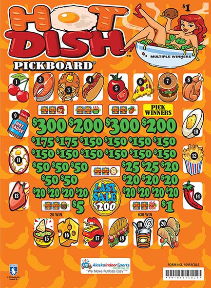 Hot Dish PK 3W $1 18@$150 (2@$300) $1B 19% 5320 LS