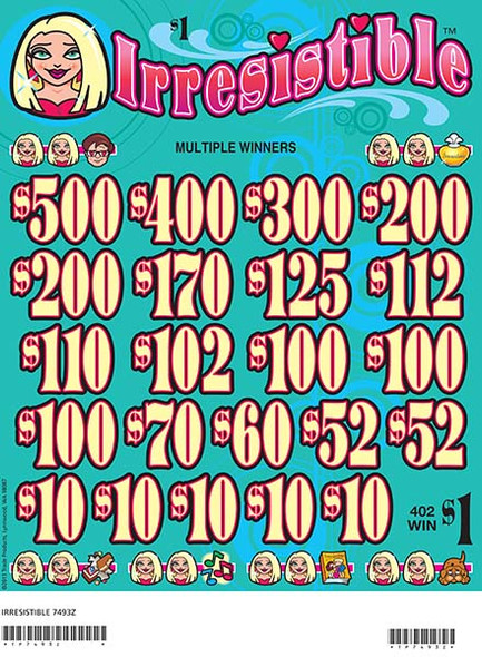 Irresistible 3W $1 4@200 (5,4,3,2,1) $1B 24% 4240
