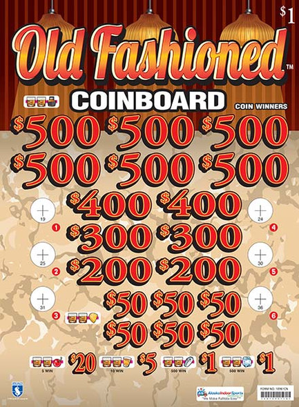 Old Fashioned Coinboard 3W $1 6@$500 $1B 24% 8280
