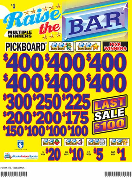 Raise the Bar Embedded PK 3W $1 6@$400 $1B 23% 7000 LS