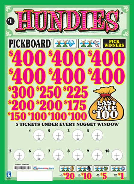 Hundies Embedded PK 3W $1 6@$400 $1B 23% 7000 LS