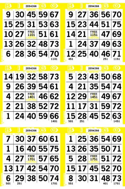 Capitol 6 ON V 1 UP L 45001-54000 B YELLOW