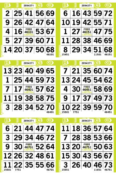 Capitol 6 ON V 1 UP L 45001-54000 B LIME