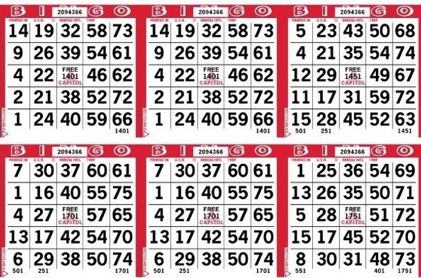 Capitol 6 ON H 1 UP L 45001-54000 B RED