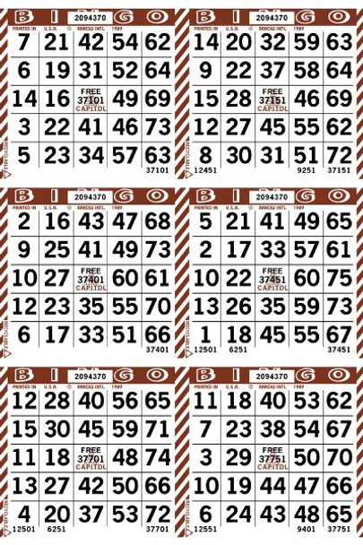 Capitol 6 ON V 1 UP L 45001-54000 BP BROWN