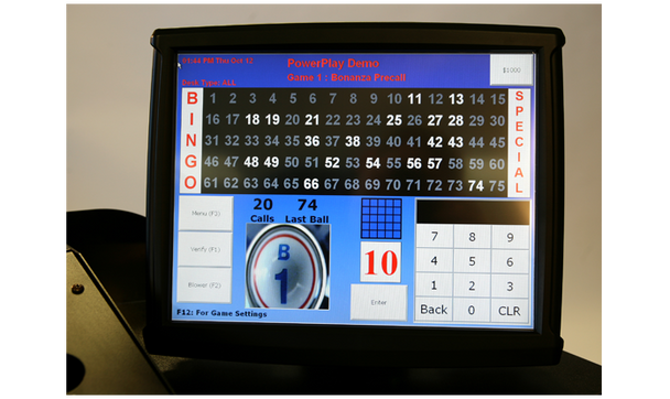 Powerplay Bel Air Console Touch Screen Monitor and NTSC Camera