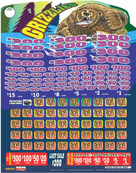 Grizzlies Big Pic 3W $1 12@$300 $1B 19% 9920 LS