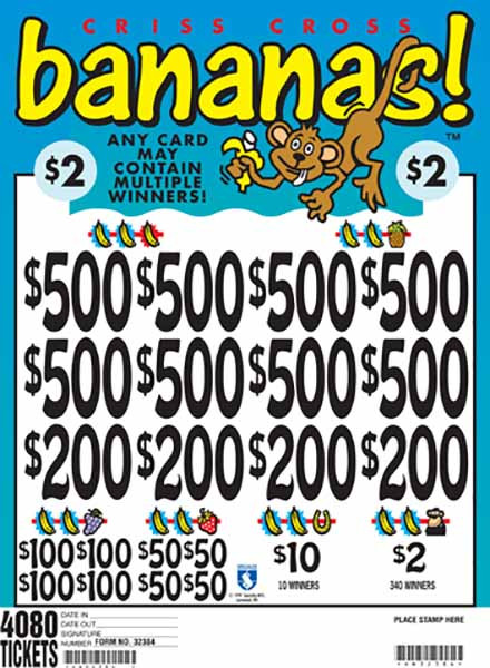 Bananas 3W $2 8@$500 $2B 24% 4080