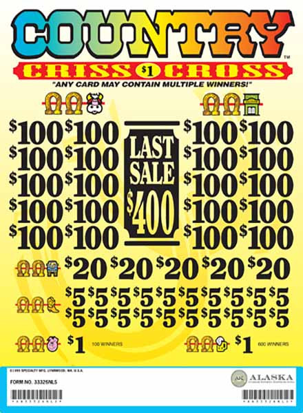 Country Criss Cross 3W $1 20@$100 $1B 24% 4320 LS