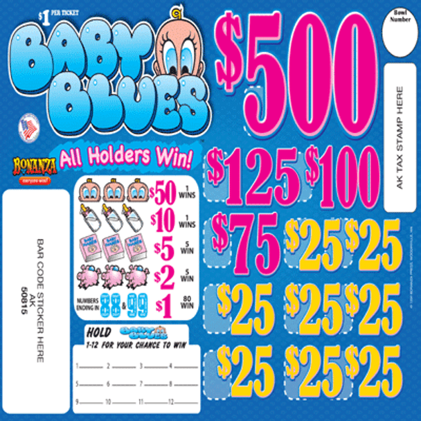 Baby Blues Seal 5W $1 1@$500 $1B 28% 1624 All Holders Win