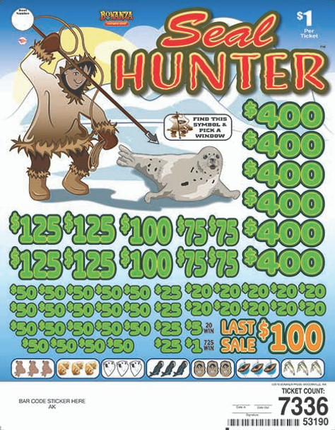 Seal Hunter Big Pic 5W $1 6@$400 $1B 24% 7336 LS