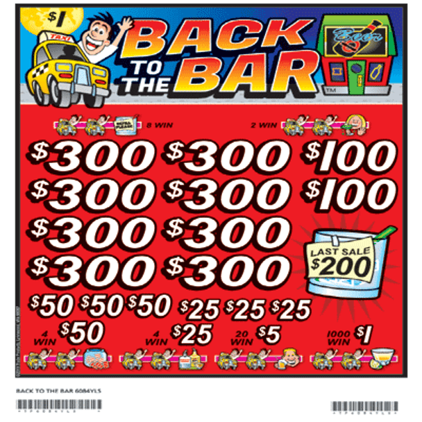 Back to the Bar 3W $1 8@$300 $1B 19% 5200 LS