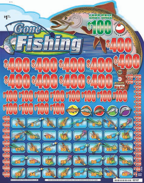 Gone Fishing Big Pic Chip $1 10@400 $1B 19% 10170 LS