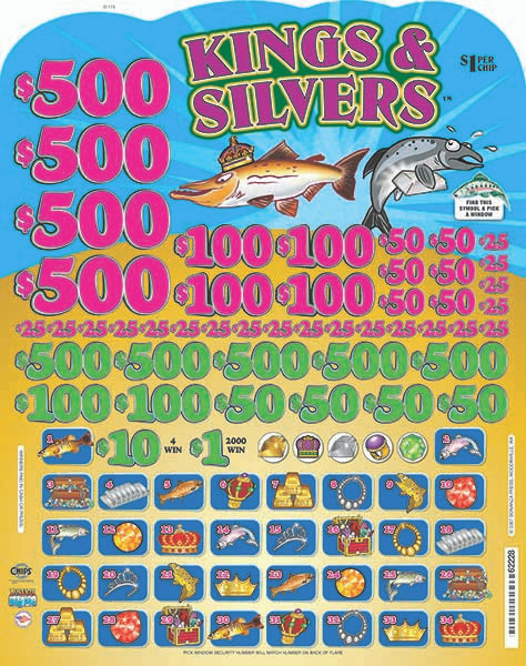 Kings and Silvers Big Pic Chip $1 9@$500 $1B 20% 10170