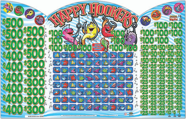Happy Hookers Big Pic Chip $1 6@$500 $1B 23% 19888