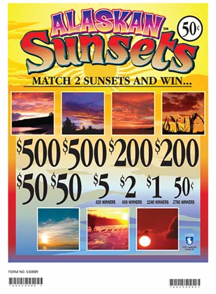 Alaskan Sunsets 3/5W $0.50 2@$500 $0.50B 25% 19920