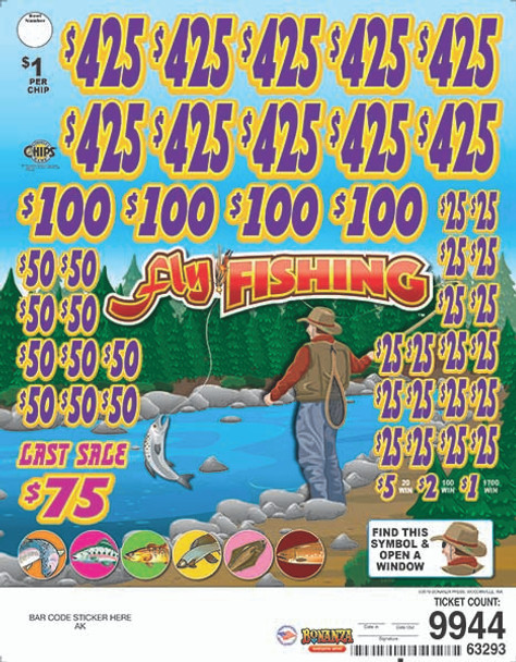 Fly Fishing Big Pic Chip $1 10@$425 $1B 23% 9944 LS